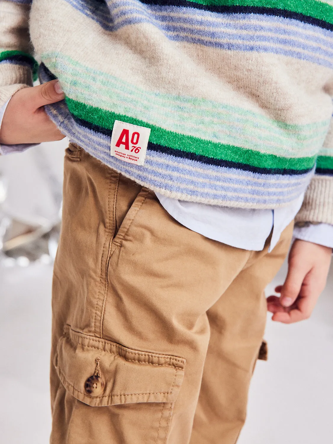 AO76 Cargo Trousers Cohen Camel