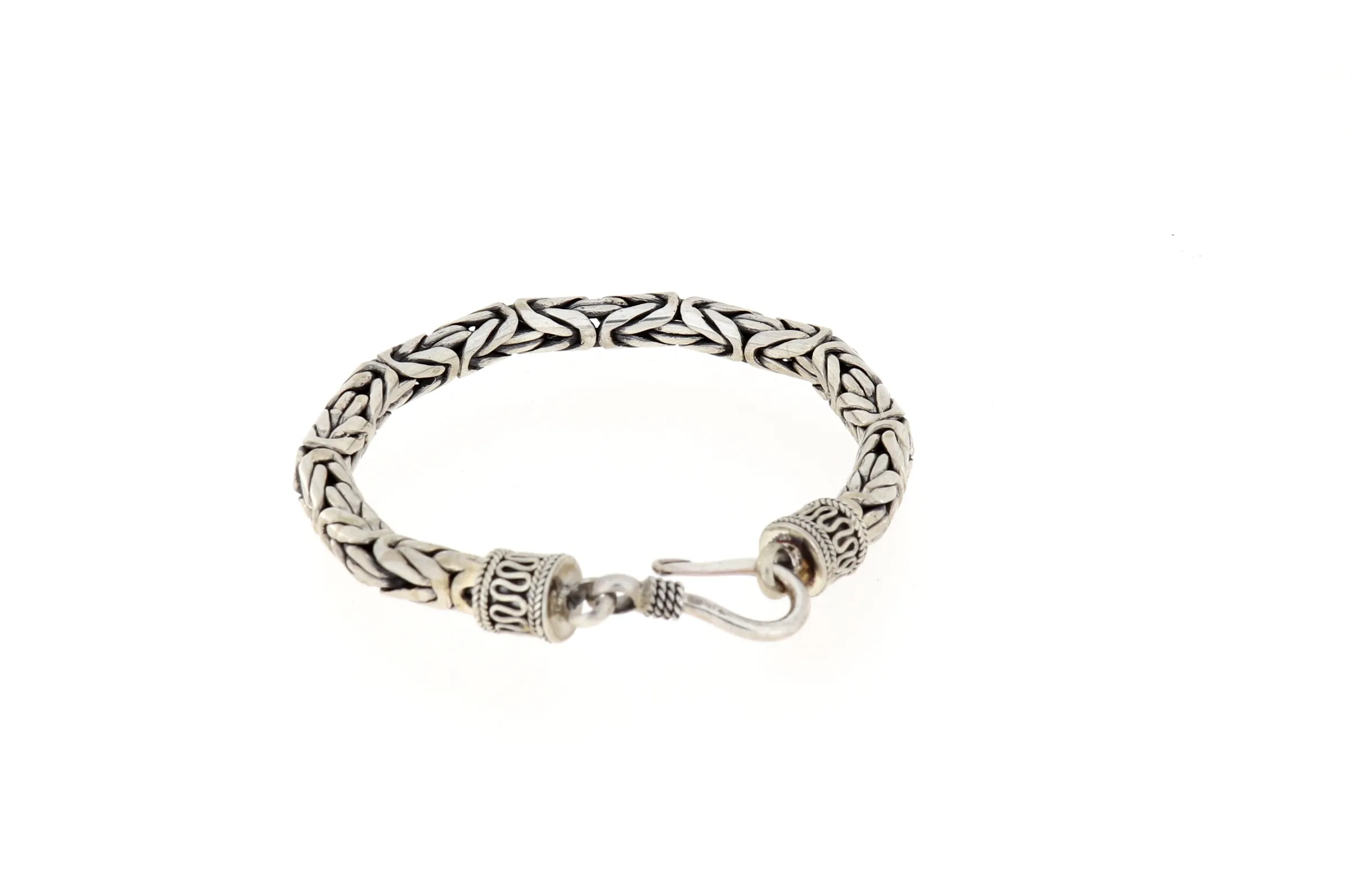 Armband King Königskette Handarbeit aus Echt Silber d=5 mm Länge 180 mm X-A-11