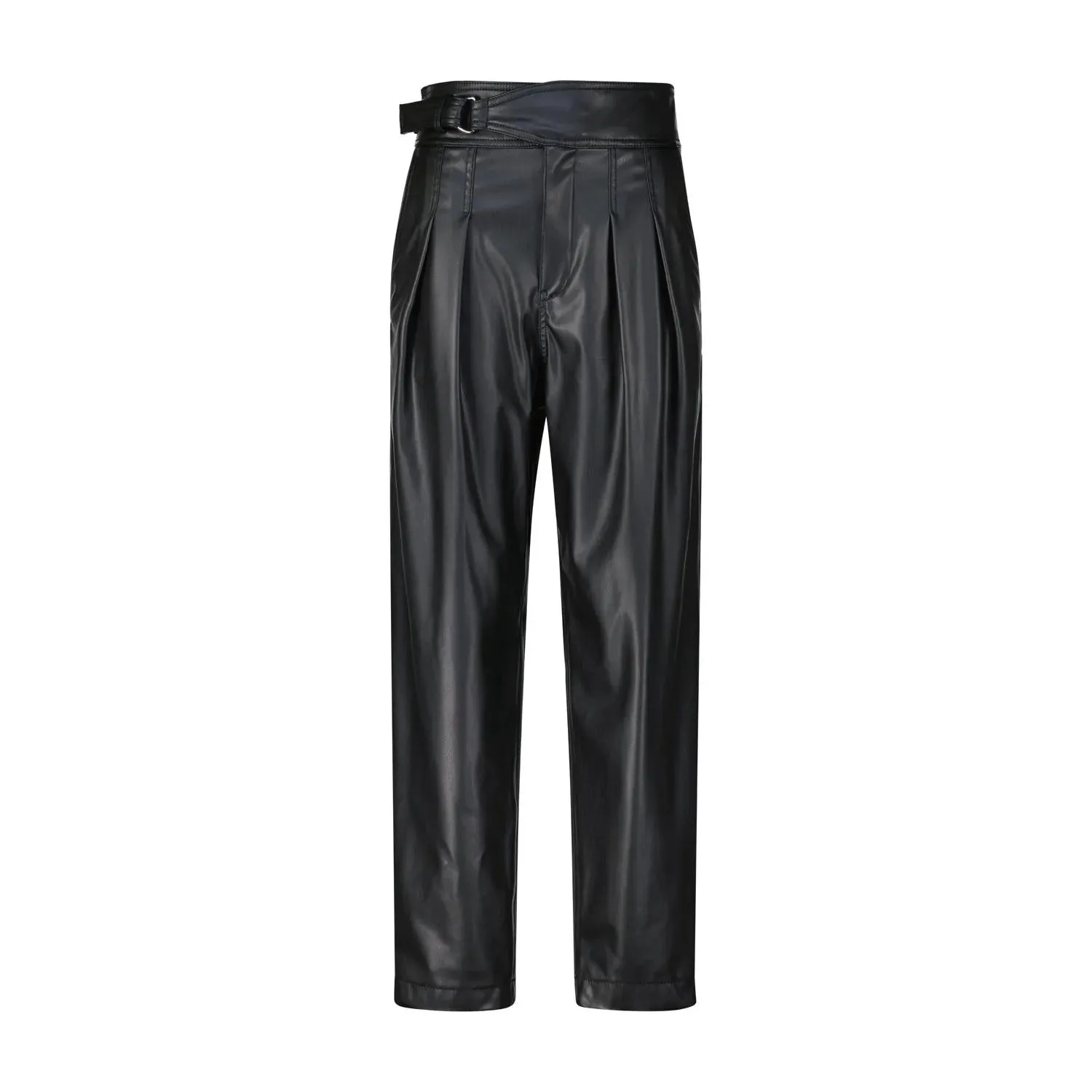   Boss  Hose aus Kunstleder Schwarz  Freizeithosen 