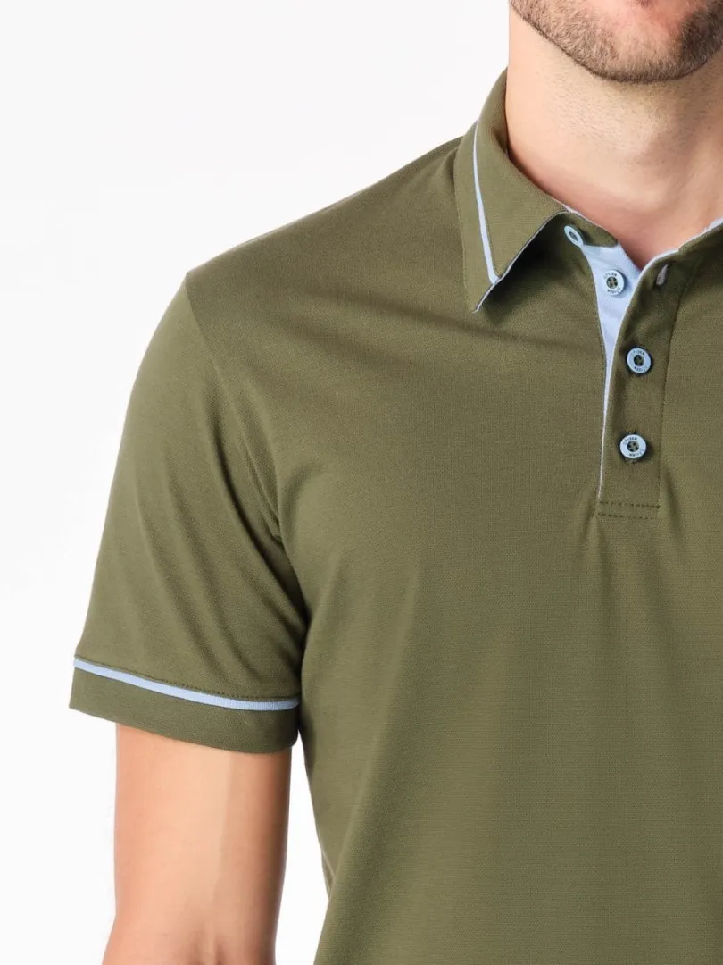 CityZen MASSY Herren Poloshirt Khaki 6XL