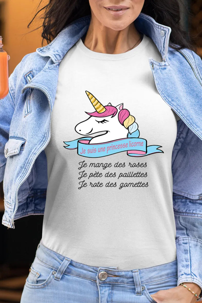 Damen T-Shirt - Einhornprinzessin