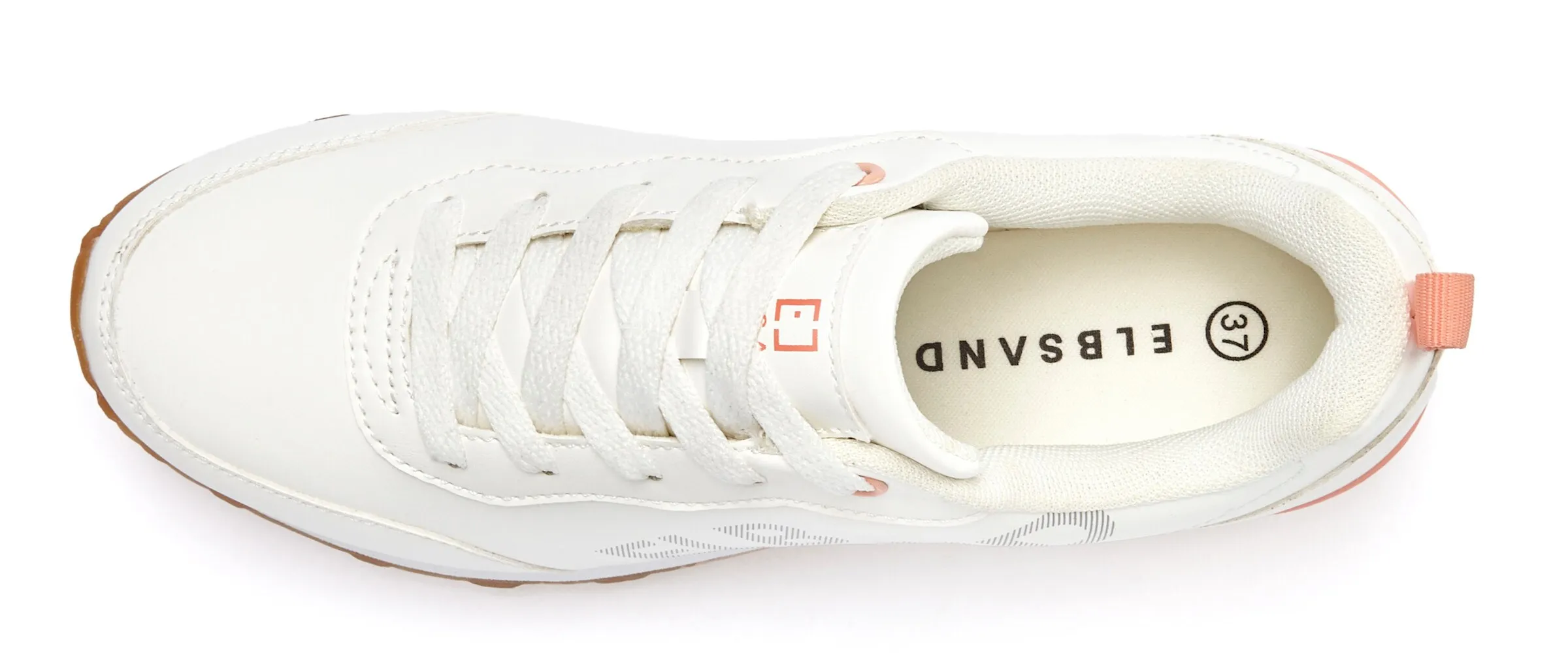 Elbsand Sneaker in weiß/lachs