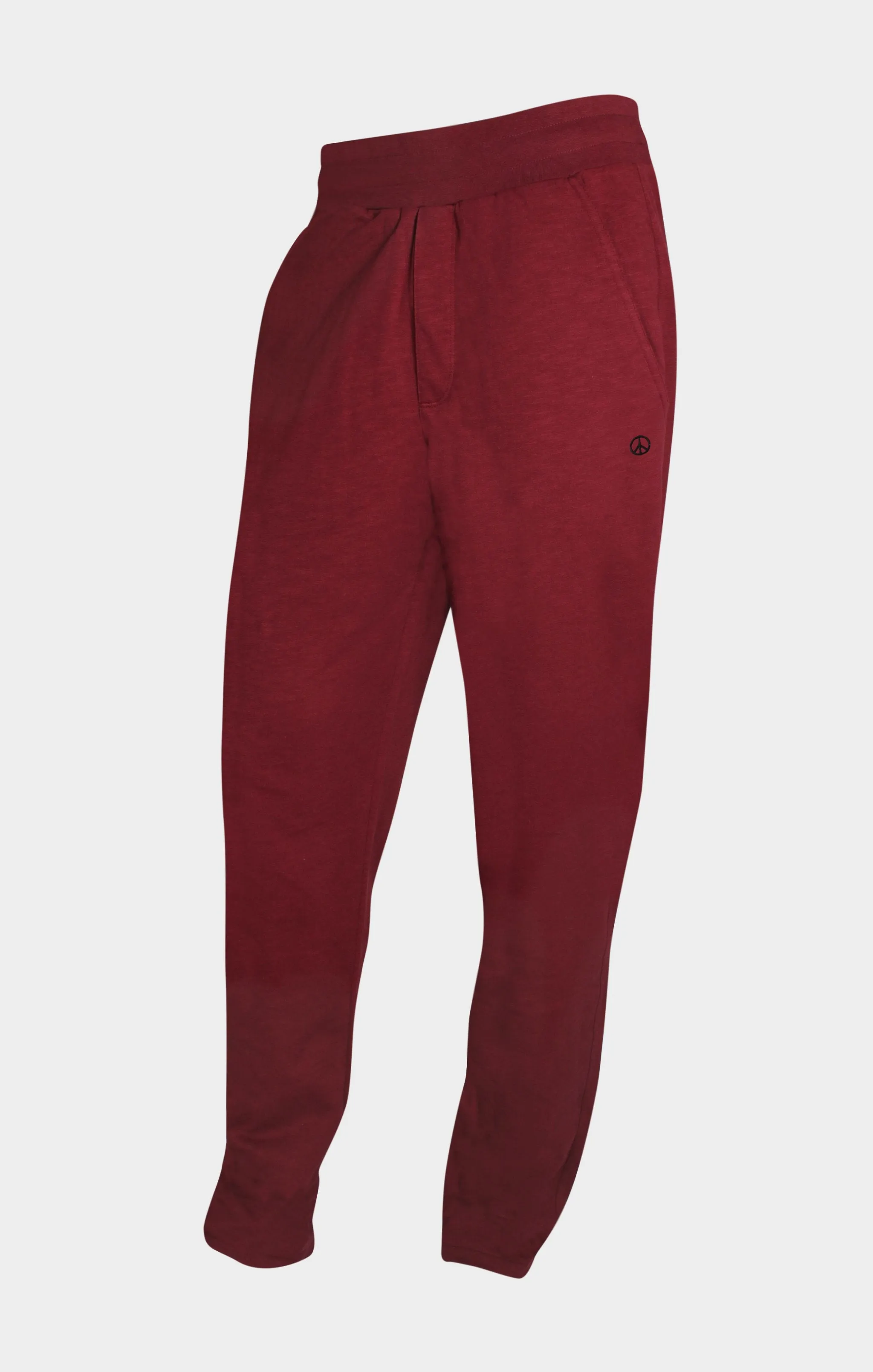 Fitted Pants Bio Baumwolle - rot
