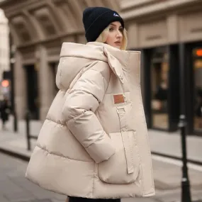 Heidi-Mode | Damen Pufferjacke mit Kapuze