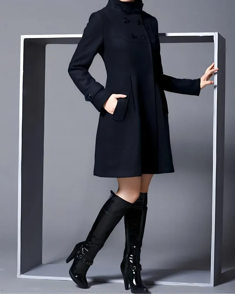 Heidi-Mode | Elegante Winterjacke Kapuze