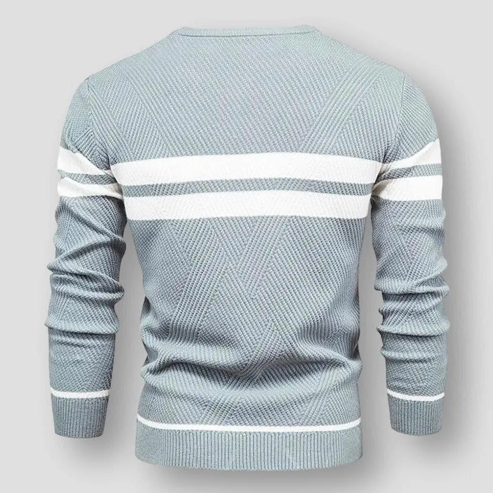 Heidi-Mode | Gestreifter Strickpullover für Damen