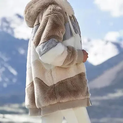 Heidi-Mode | Jacke Ultraweiche Fleecejacke Mit Kapuze