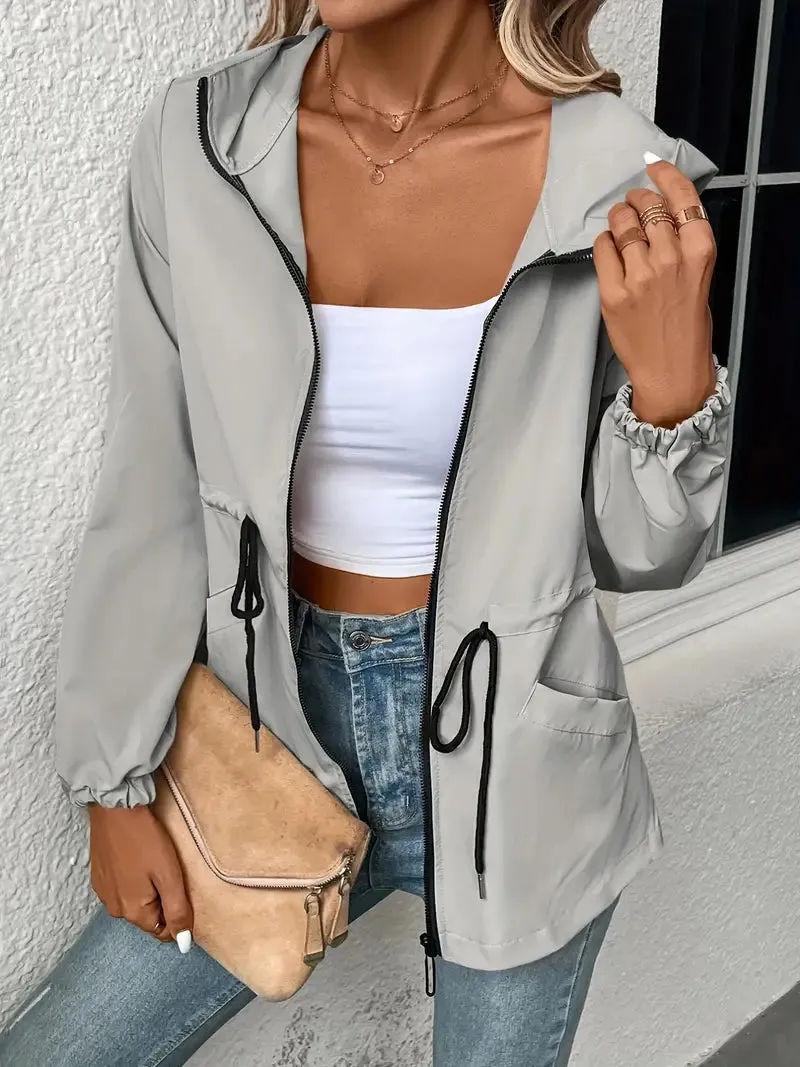 Heidi-Mode | Winddichte Jacke Mit Kordel