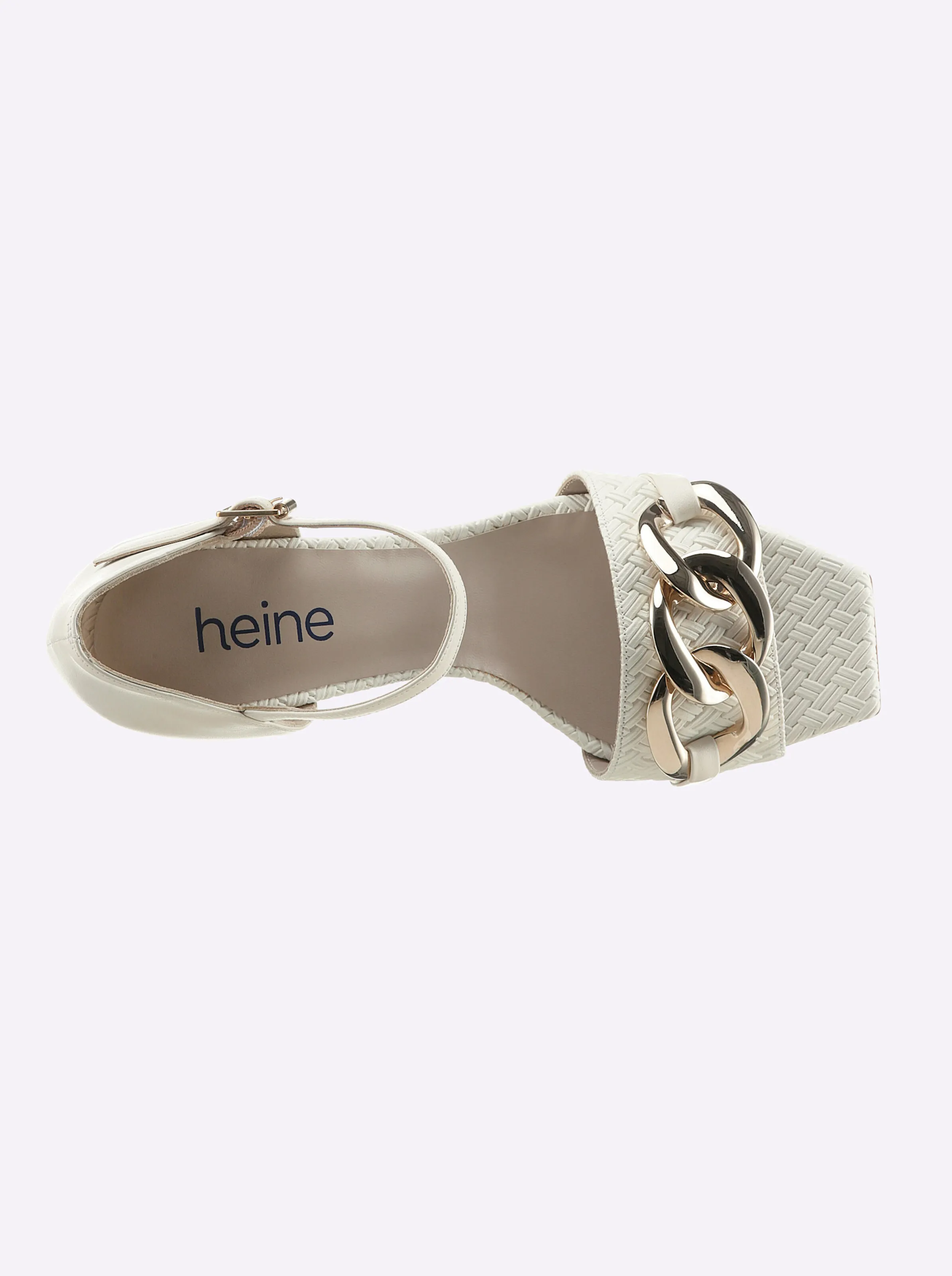heine Sandalette in ecru