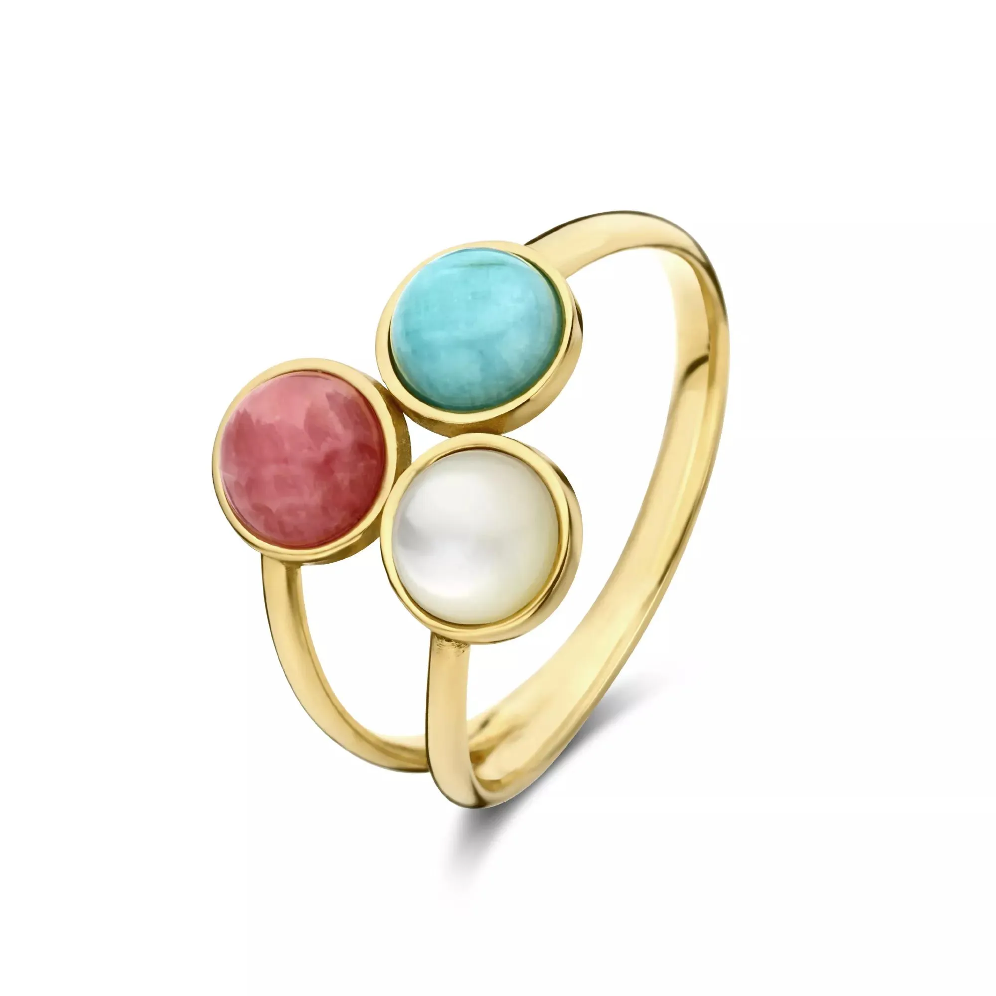   Isabel Bernard  Isabel Bernard Belleville damen Ring 585 Gold IB33 Blau