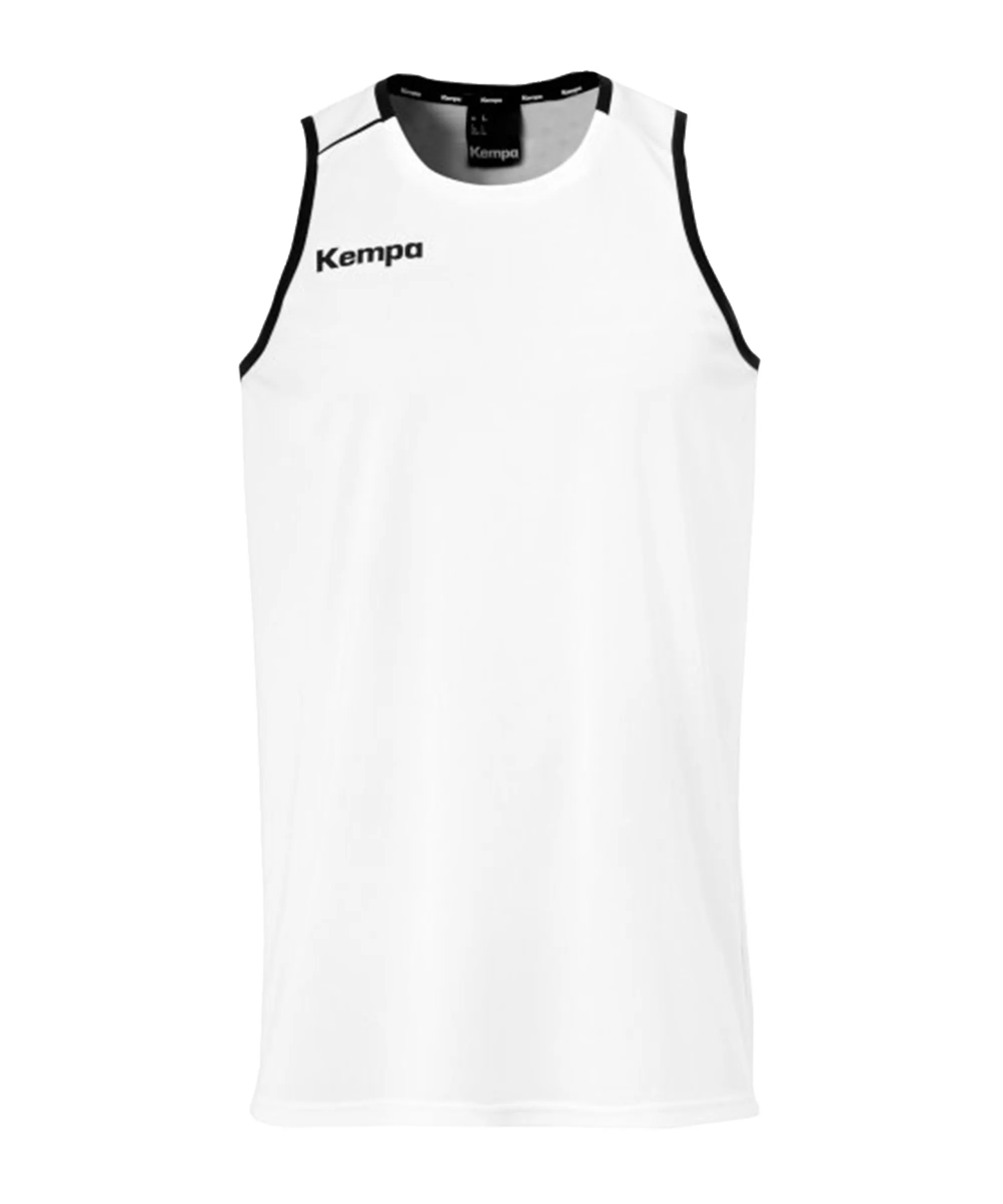 Kempa Player Tanktop Weiss Schwarz F05