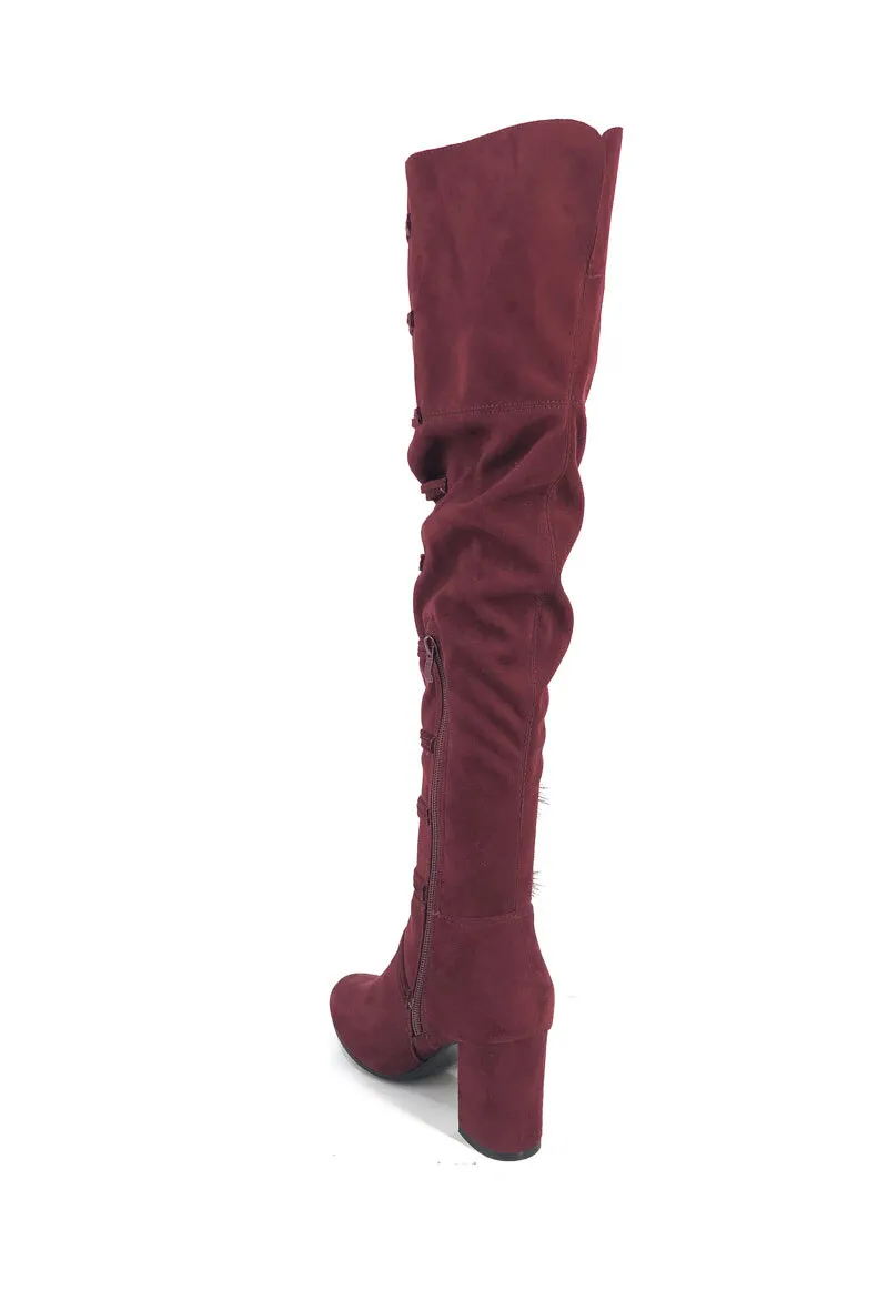 OVER THE KNEE BOOTS