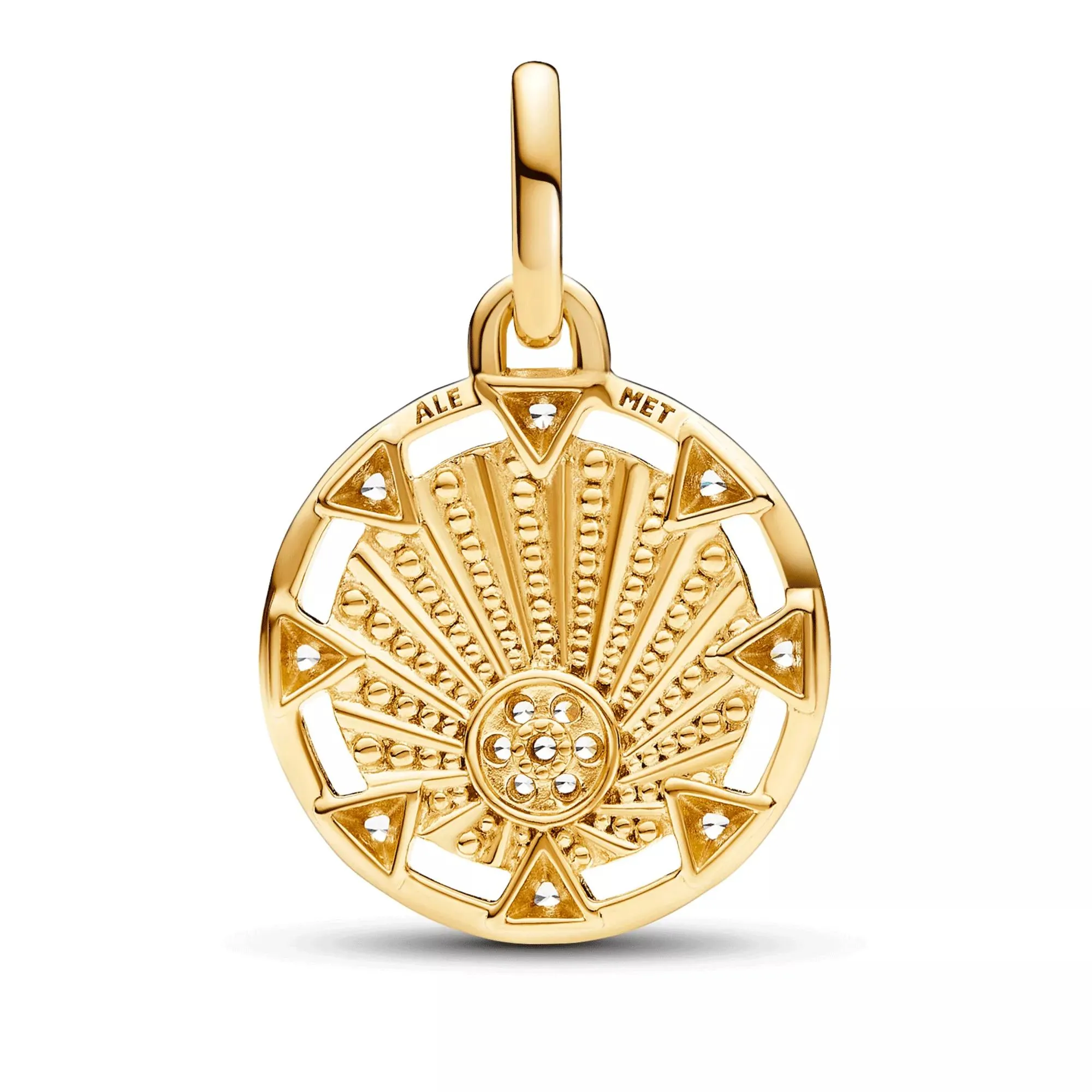   Pandora  ME Power of the Light Sun Medallion Charm Clear  Anhänger 