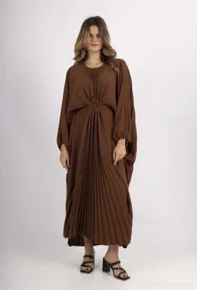 Plissiertes Abaya-Kleid