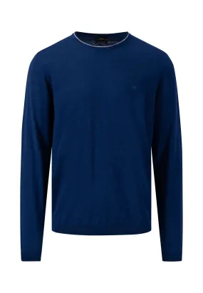 Softer Pullover aus Baumwoll-Leinen-Mix