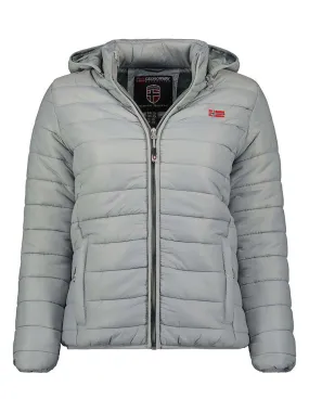 Steppjacke "Atika" in Hellgrau