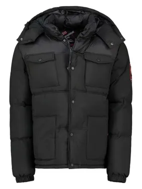 Steppjacke "Bareda" in Schwarz