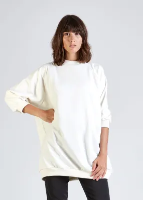 Sweatshirt DARCY aus Bio-Baumwolle - White